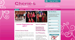 Desktop Screenshot of cheriesdancestudio.com