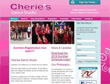 Tablet Screenshot of cheriesdancestudio.com